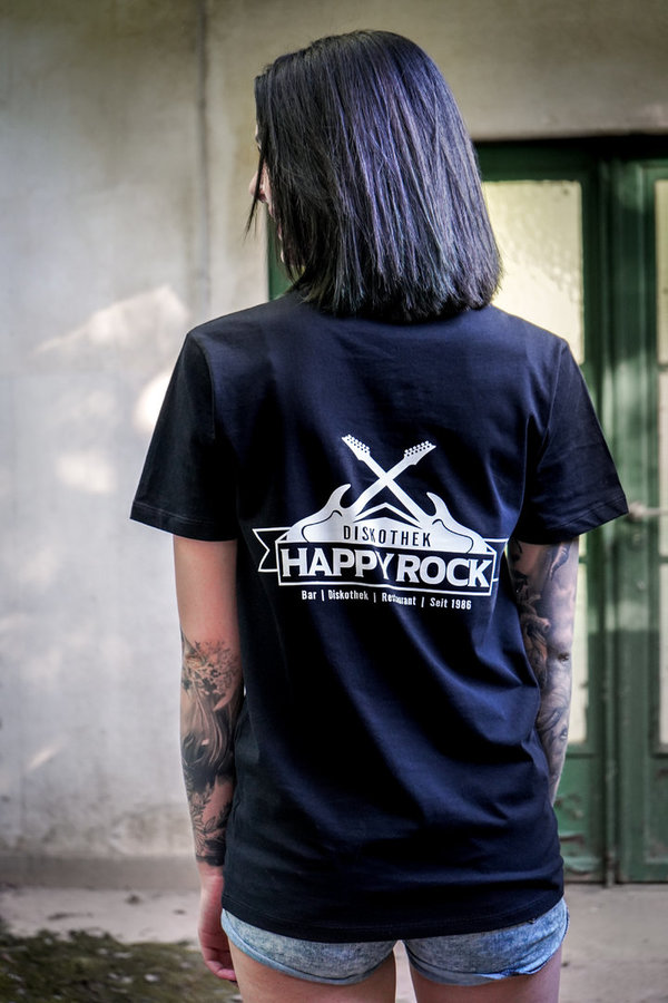 HAPPY ROCK T-Shirt Black